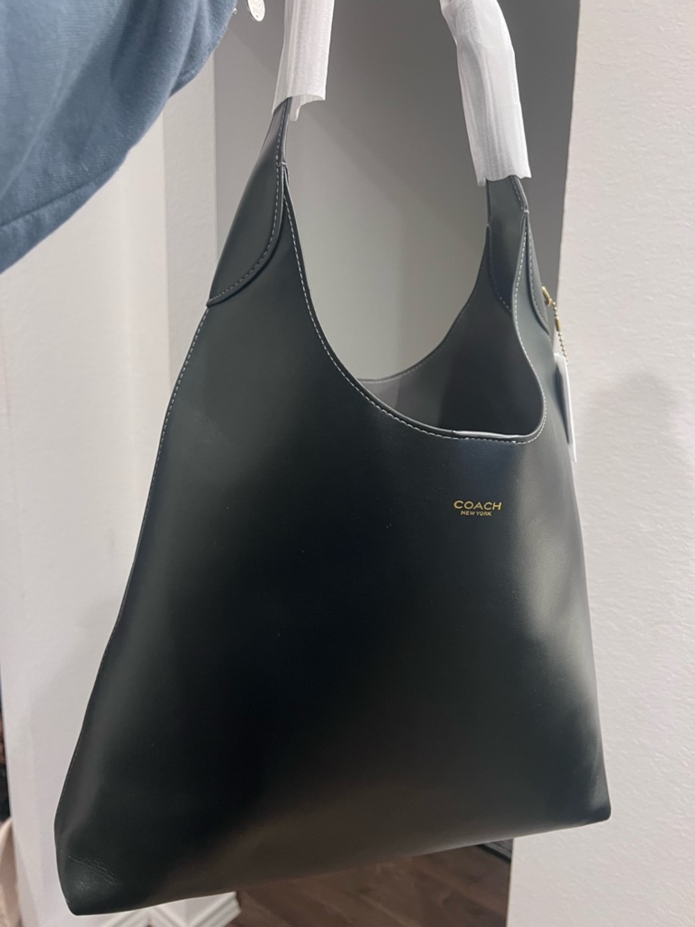 Coach Brooklyn 39 Black with Brass Hardware - Picture 2 of 9